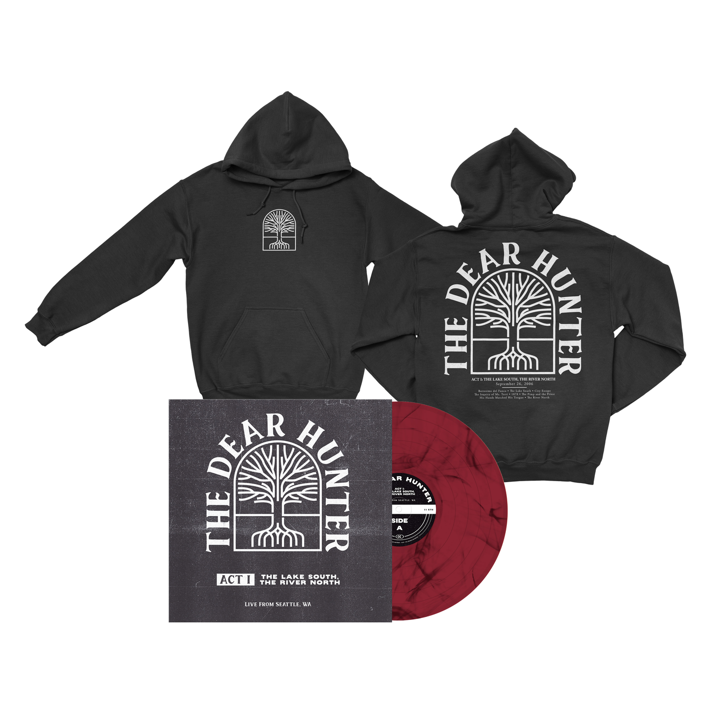 Act I Live LP (Red/Black Hoodie Bundle)