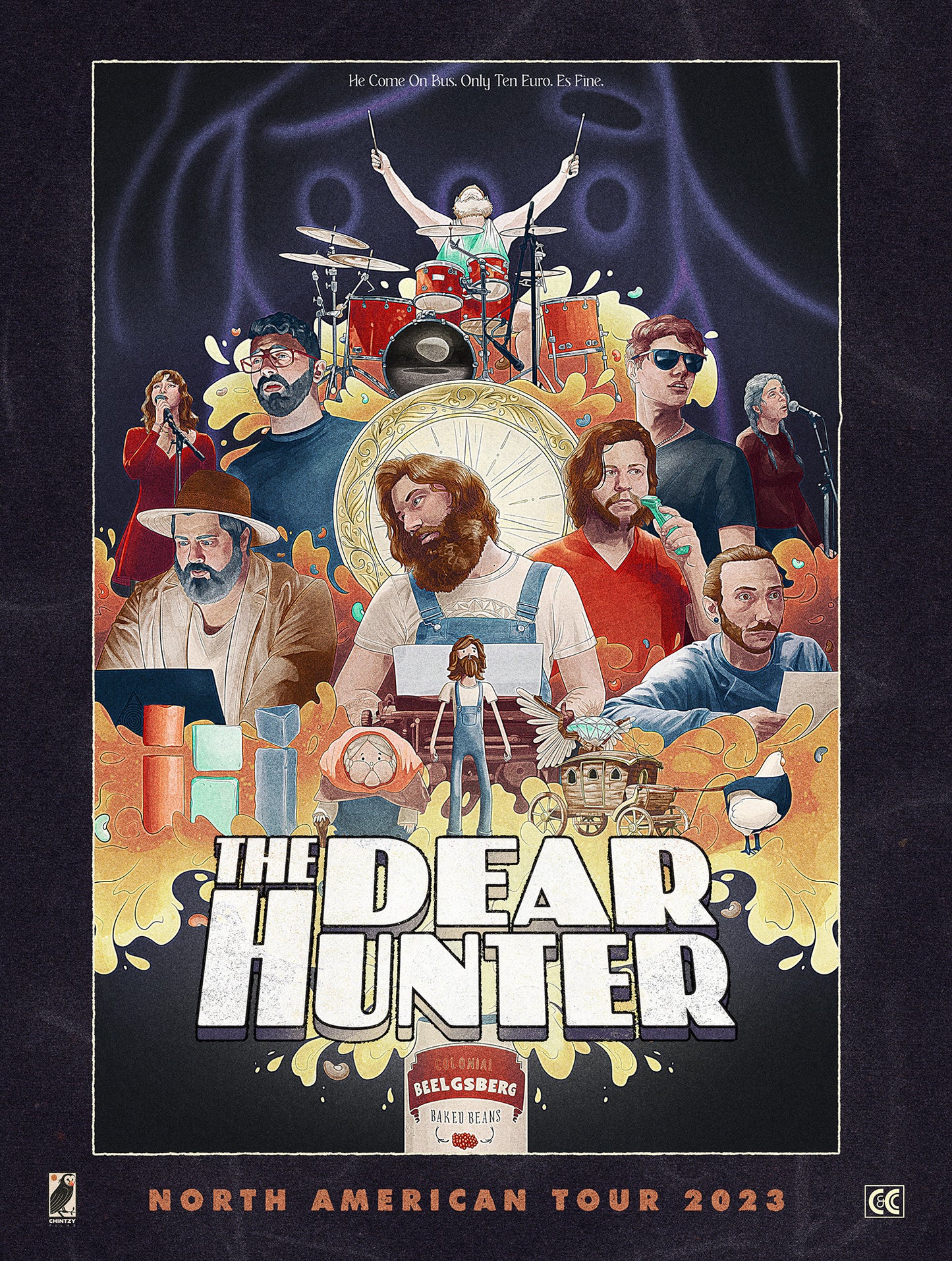 North American Tour 2023 - Poster