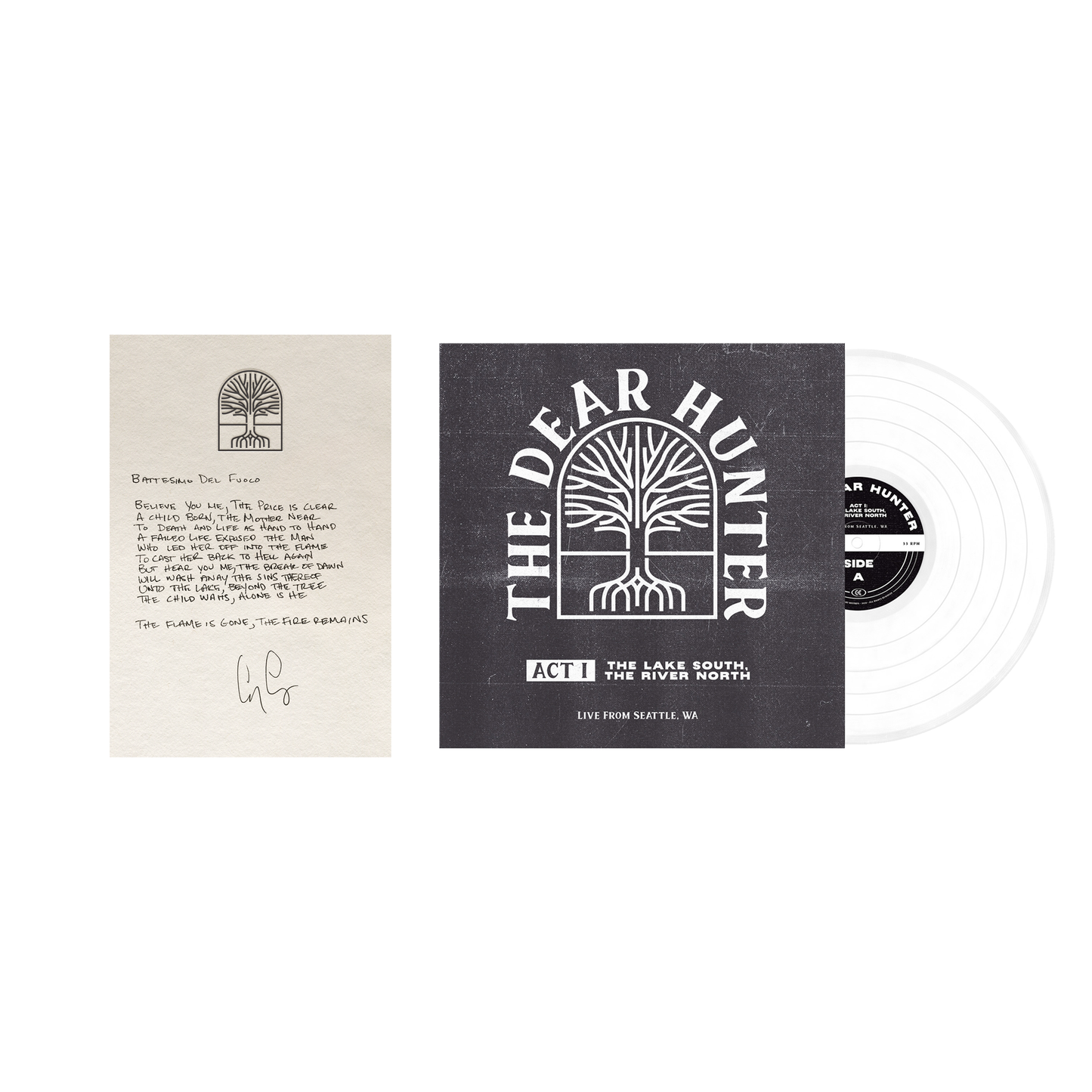 Act I Live LP (Clear Lyric Bundle)