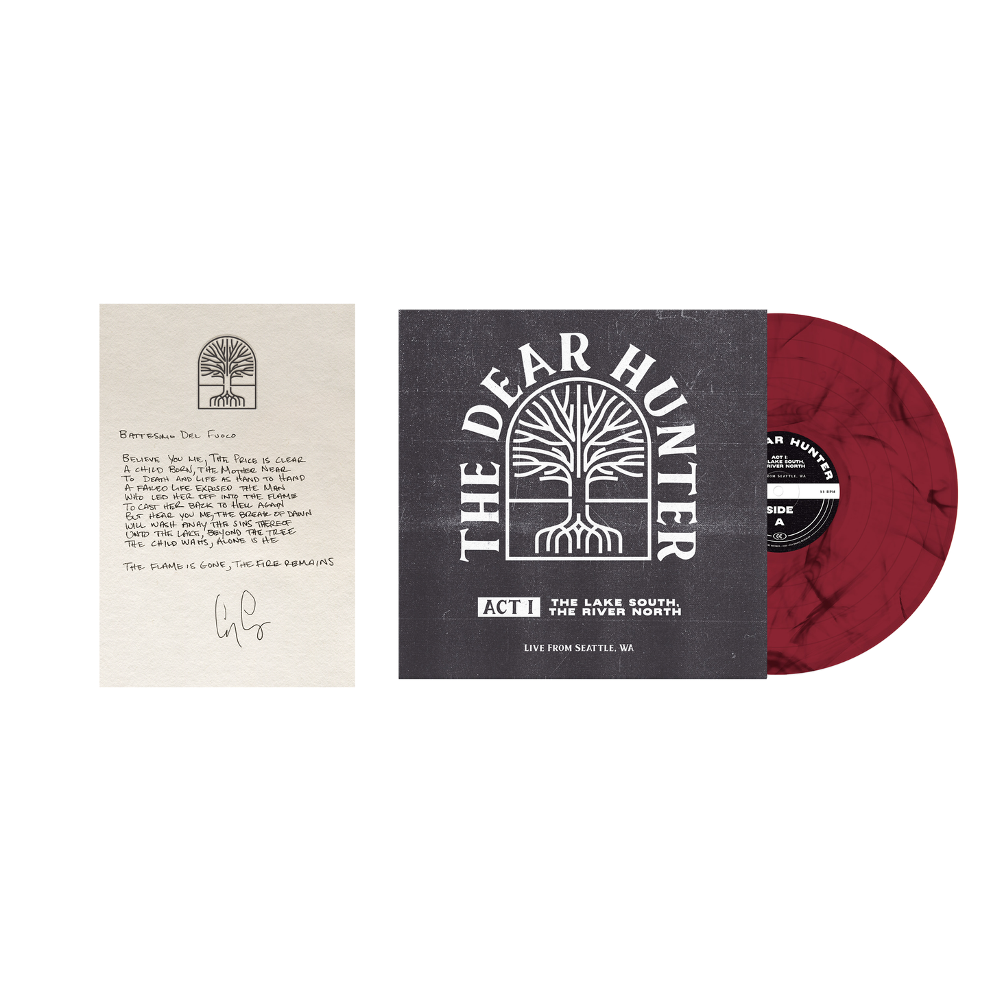 Act I Live LP (Red/Black Lyric Bundle)